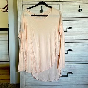 Free People long sleeve tunic tee